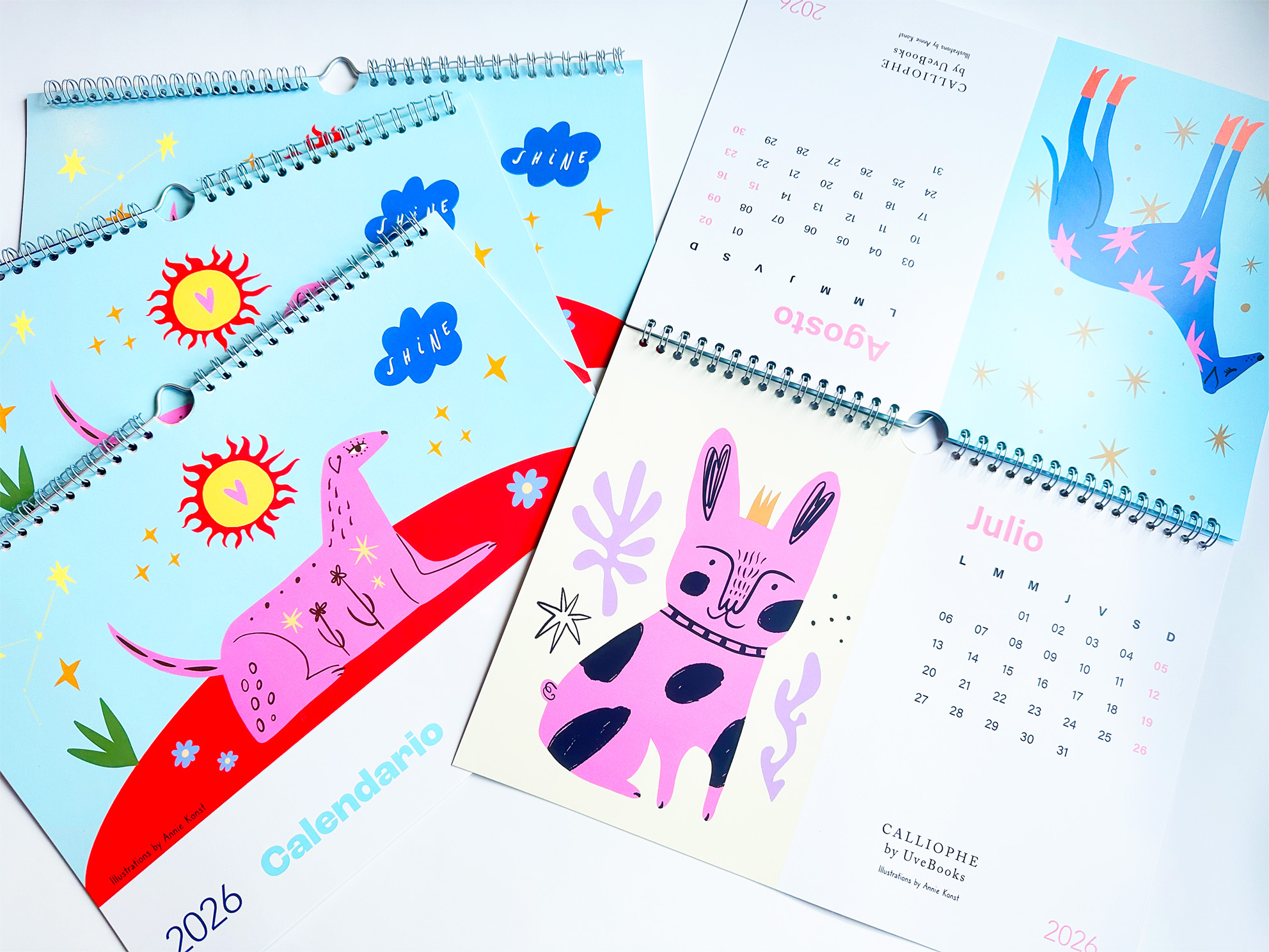 Calendario 2026 Calliophe by Uve Books - Imagen 2