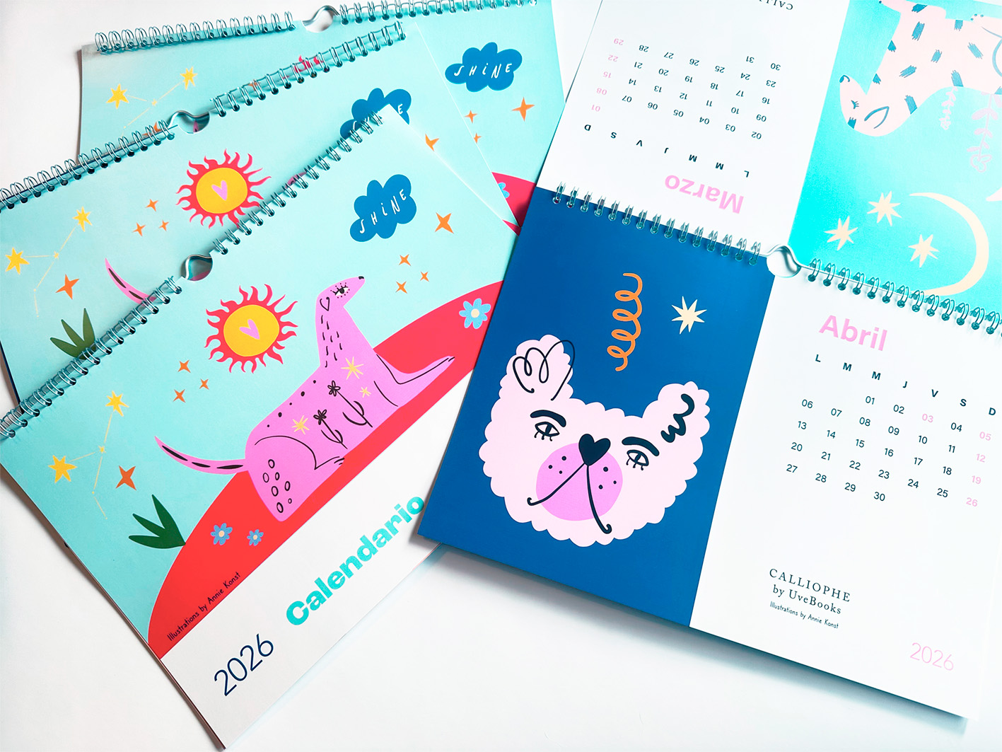 Calendario 2026 Calliophe by Uve Books - Imagen 3